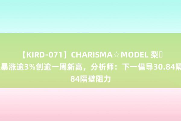 【KIRD-071】CHARISMA☆MODEL 梨々花 白银暴涨逾3%创逾一周新高，分析师：下一倡导30.84隔壁阻力