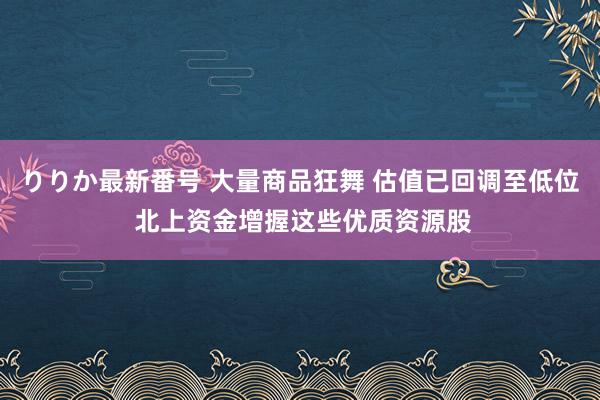 りりか最新番号 大量商品狂舞 估值已回调至低位 北上资金增握这些优质资源股