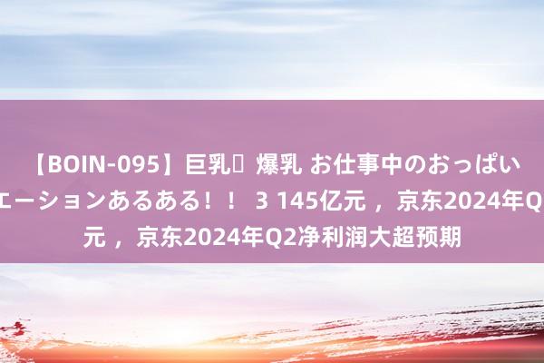 【BOIN-095】巨乳・爆乳 お仕事中のおっぱいがあたるシチュエーションあるある！！ 3 145亿元 ，京东2024年Q2净利润大超预期