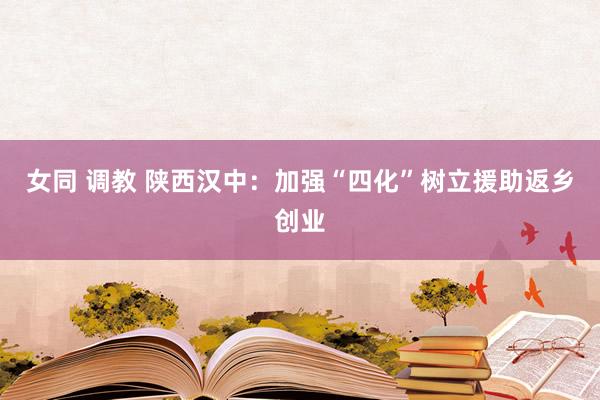 女同 调教 陕西汉中：加强“四化”树立援助返乡创业